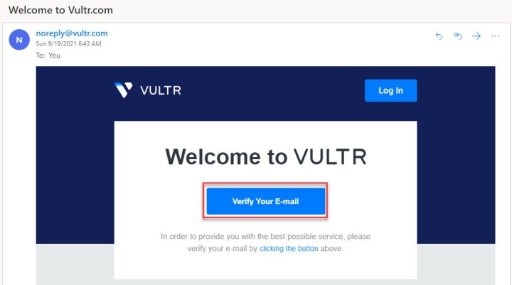 Hướng dẫn đăng ký tài khoản mới tại Vultr