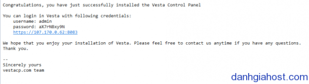 Giới thiệu và hướng dẫn cài đặt Vesta hosting control panel cho VPS