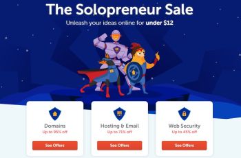 Namecheap: The Solopreneurs sale – Giảm giá đến 95% cho domain, 71% cho hosting