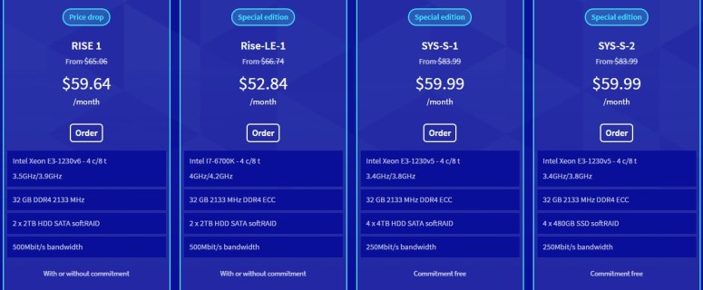 OVH, So you Start khuyến mãi, giảm giá nhiều dedicated server OVH, So you Start khuyến mãi, giảm giá nhiều dedicated server