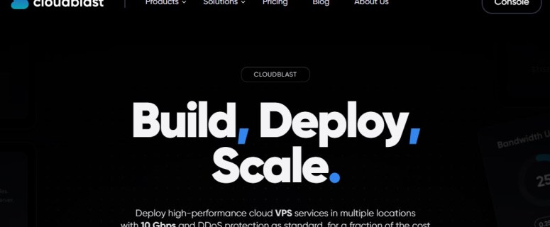 CloudBlast tung khuyến mãi 50% nạp tiền