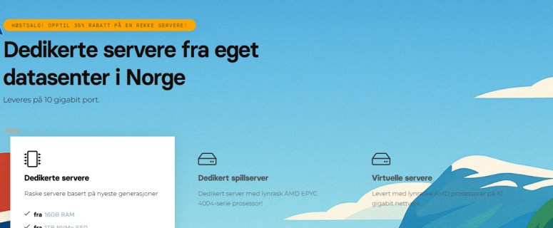 Gigahost Autumn Sale – Giảm giá cực lớn lên đến 35% cho máy chủ Dedicated tại Na Uy!