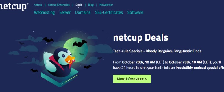Netcup tung khuyến mãi lớn “Tech-cula Specials” trong 24 giờ – Giảm đến 50%!